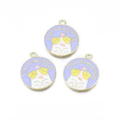 Alloy Enamel Pendants ENAM-S115-179-1