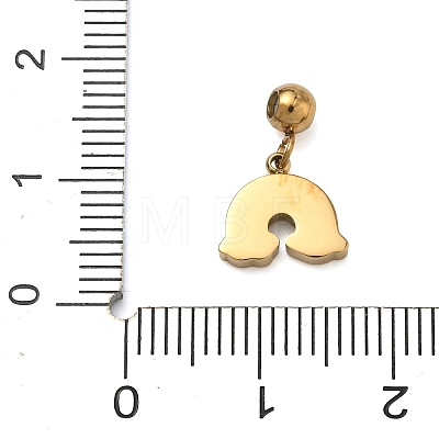 304 Stainless Steel Pendants STAS-K323-01H-G-1