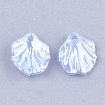Acrylic Imitation Pearl Pendants OACR-T016-01-1