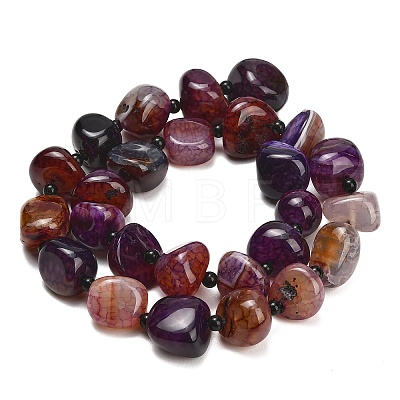 Natural Dragon Veins Agate Beads Strands GG-L001-I01-01D-1