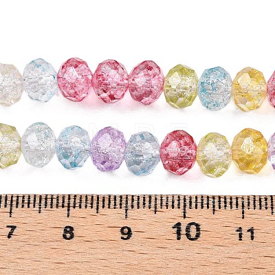 Transparent Glass Beads Strands GLAA-T023-6mm-A07-1