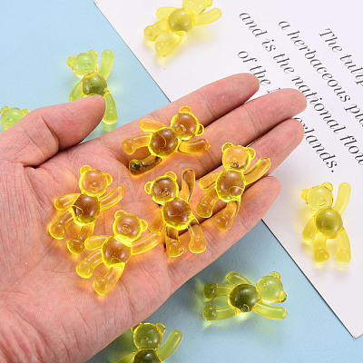 Transparent Acrylic Beads MACR-S373-01B-916-1