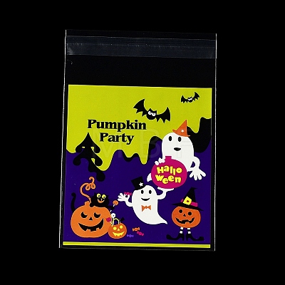 Halloween Theme Plastic Bakeware Bag OPP-Q004-01E-1