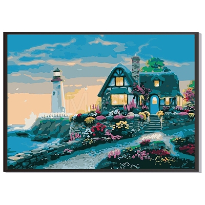 House DIY Scenery Diamond Painting Kit PW-WGB7143-01-1