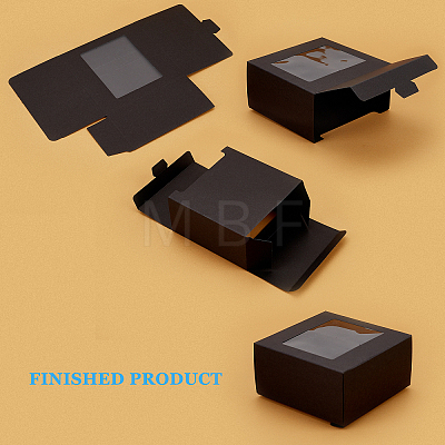 Foldable Creative Kraft Paper Box CON-BK0001-001C-1
