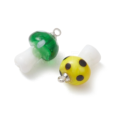 Handmade Lampwork Pendants PALLOY-JF05446-02-1
