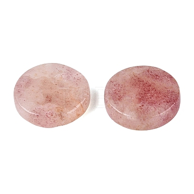 Synthetic Strawberry Quartz Pendants G-Q606-41G-1