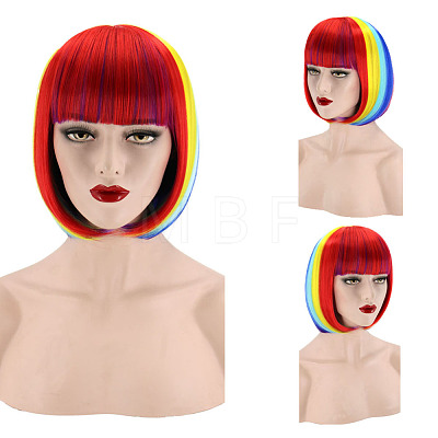 Short Bob Cosplay Wigs OHAR-I015-24C-1