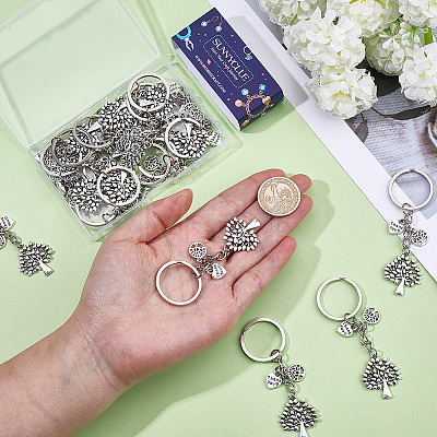 20Pcs Alloy Keychains KEYC-SC00047-1