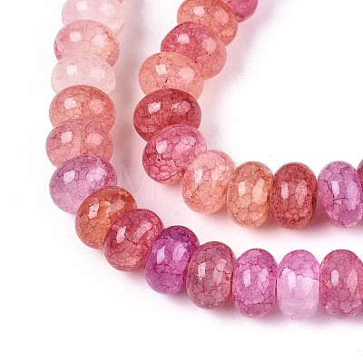 Glass Beads Strands GLAA-N059-5x8mm-24-1