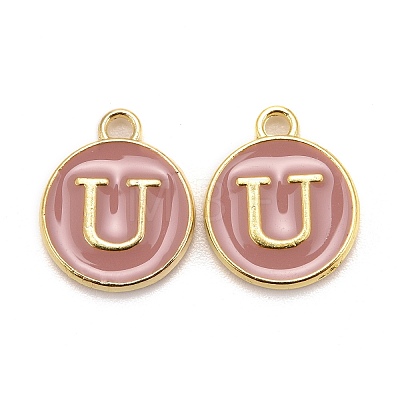 Golden Plated Alloy Enamel Charms LS-ENAM-S118-07U-1