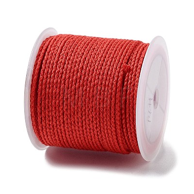 20M Polyester Braided Cord for Jewelry Making OCOR-G015-04A-03-1