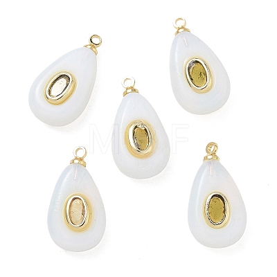 Natural & Synthetic Mixed Gemstone Pendants KK-D289-28G-1