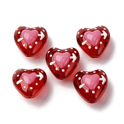 Glass Enamel Beads GLAA-Q125-01C-1