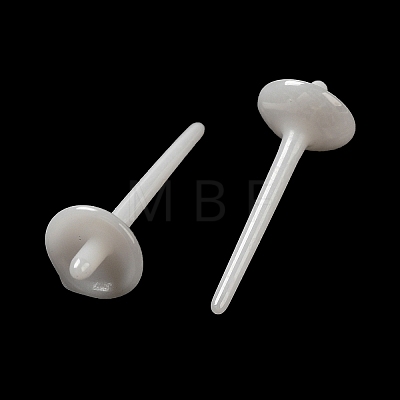 Hypoallergenic Bioceramics Zirconia Ceramic Stud Earring Findings FIND-Z007-01D-02-1