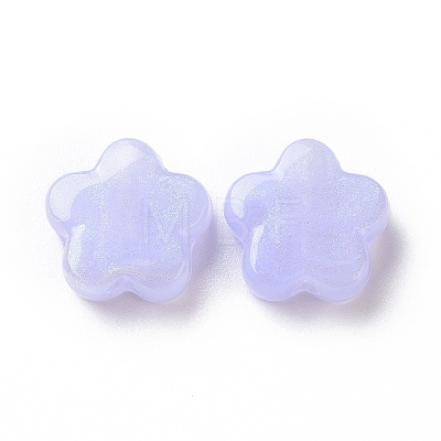 Opaque Acrylic Beads X-OACR-E014-13H-1