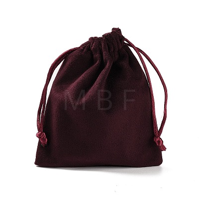 Velvet Jewelry Drawstring Storage Pouches ABAG-P013-02B-04-1