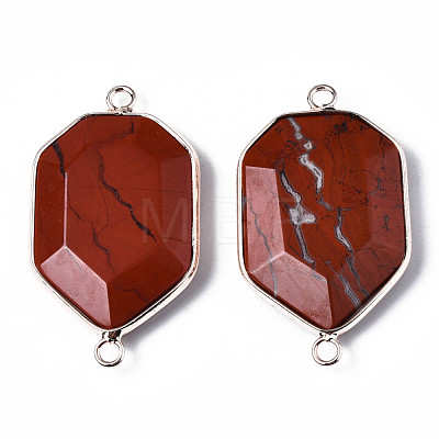 Natural Red Jasper Links Connectors G-S359-280G-1