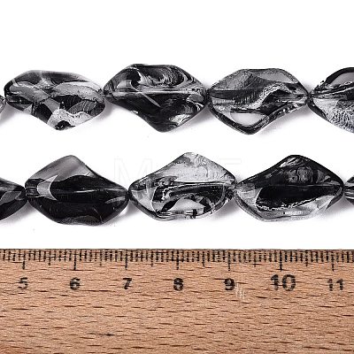 Handmade Lampwork Beads Strands LA-N046-02A-1