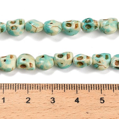 Synthetic Turquoise Beads Strands TURQ-F019-02D-1