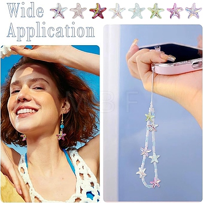 64Pcs 8 Colors Electroplate Glass Beads EGLA-YW0005-79-1