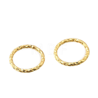 Brass Soldered Closed Rings KK-B147-05C-G-1