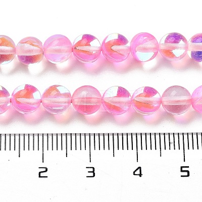 Transparent Glass Beads GLAA-B022-6mm-01-1