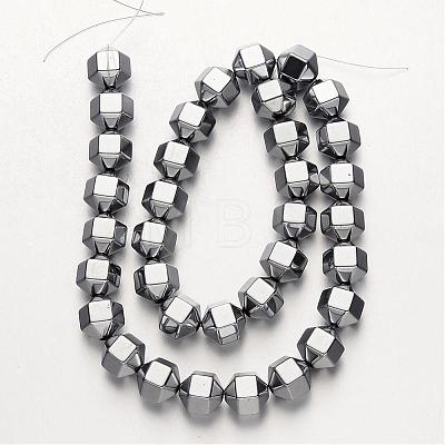 Electroplate Non-magnetic Synthetic Hematite Bead Strands G-F300-29A-01-1