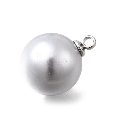 ABS Plastic Imitation Pearl Pendants FIND-H052-01H-02P-1