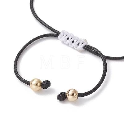 Alloy Enamel Clover Charm Bracelet BJEW-JB09962-04-1
