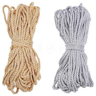 30M 2 Colors 3-Ply Polyester Twisted Cord OCOR-ME0001-88-1