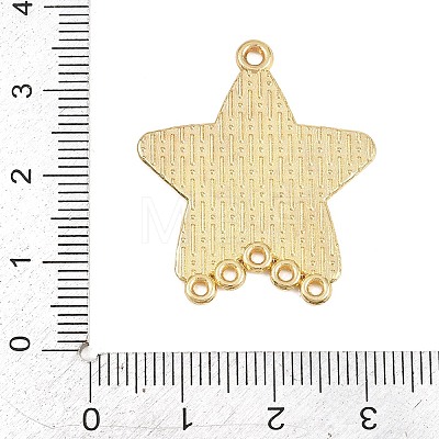 Independence Day Alloy Enamel Flag Chandelier Component Links FIND-E052-01B-G-1