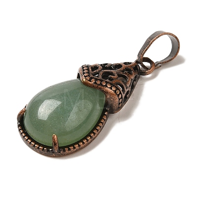 Natural Green Aventurine Pendants G-H065-01R-11-1