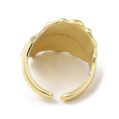Brass Open Cuff Rings RJEW-Q778-08G-1