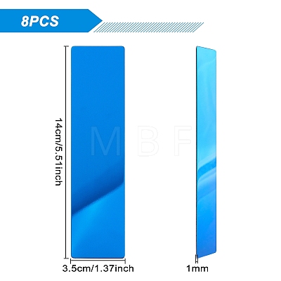 Blank Stainless Steel Plates DIY-BC0001-18B-1