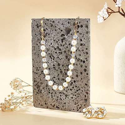Rectangle Natural Poriferous Marble Ornaments DJEW-WH0015-49A-1