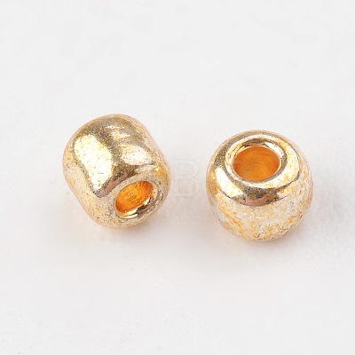 Electroplate 12/0 Glass Seed Beads X-SEED-Q003-01-1