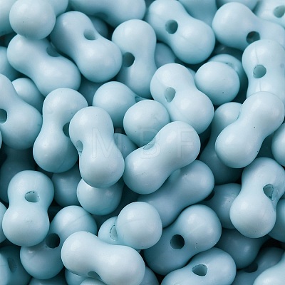 Opaque Acrylic Beads MACR-Q001-01B-1