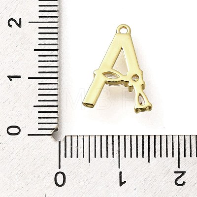 Brass Micro Pave Cubic Zirconia Pendants KK-M310-01G-01-1