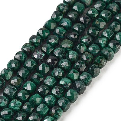 Natural Malachite Beads Strands G-H042-A50-02-1