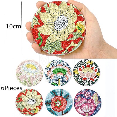 DIY Diamond Painting Coaster Kits PW-WG0FD81-01-1