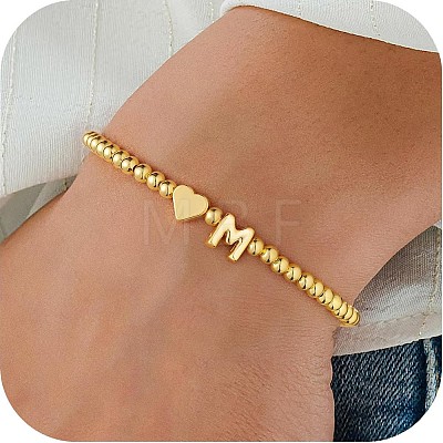 Alloy Beads Stretch Bracelets for Women FS-WG09F24-09-1