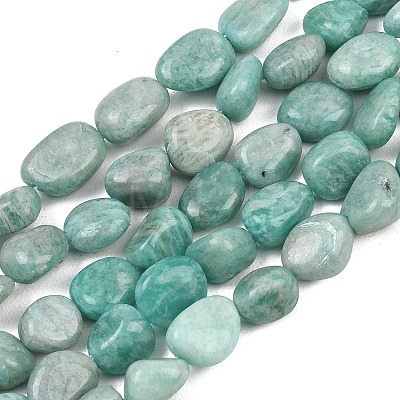 Natural Amazonite Beads Strands G-P606-A01-01-1