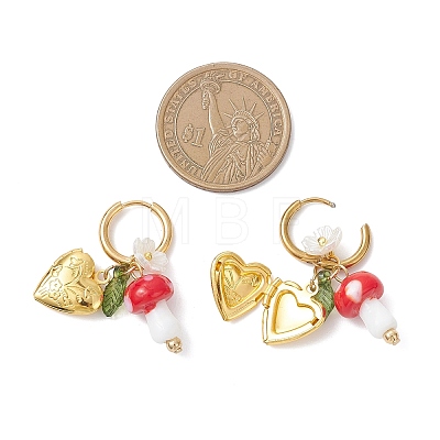 Acrylic Heart Locket Hoop Earrings EJEW-JE06844-02-1