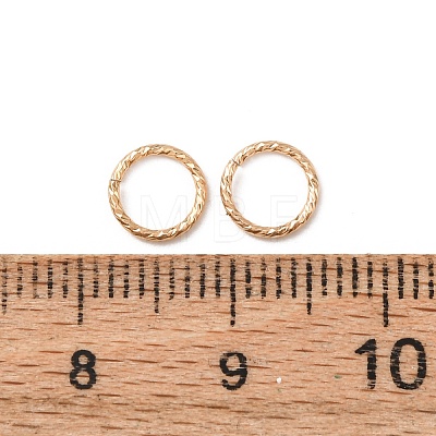 1/20 14K Gold Filled Open Jump Rings KK-Z159-01G-01-1