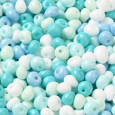 6/0 Opaque Baking Paint Glass Seed Beads SEED-M012-02A-23-1