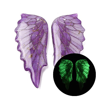 Luminous Transparent Epoxy Resin Pendants RE-CBAE738-02B-1