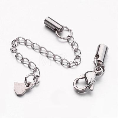 Tarnish Resistant 304 Stainless Steel Chain Extender FIND-JF00079-02-1