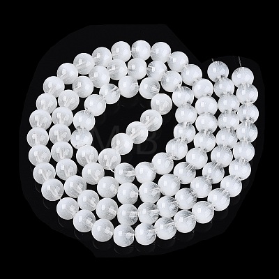Acrylic Imitation Cat Eye Beads Strands OACR-Q197-01C-01-1