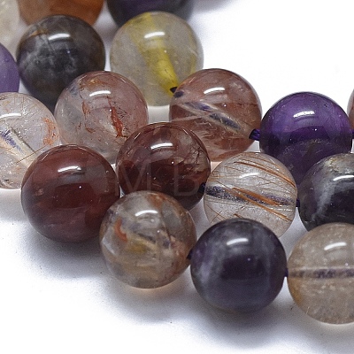 Natural Auralite 23 Beads Strands G-D0013-69B-1